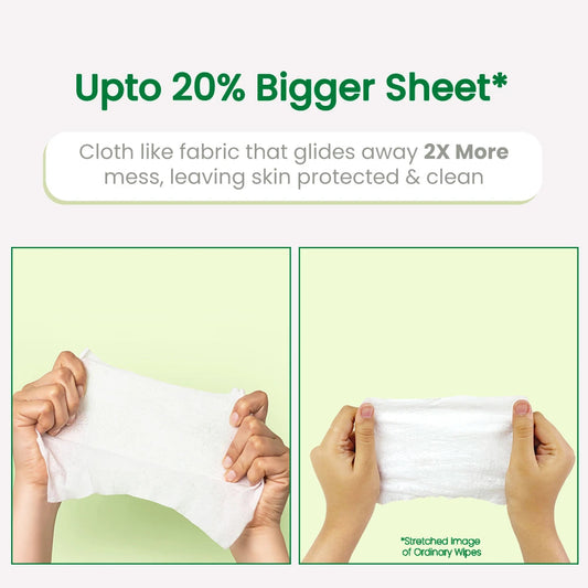 Mother Sparsh Plant Powered Natural Baby Wipes with Grapefruit