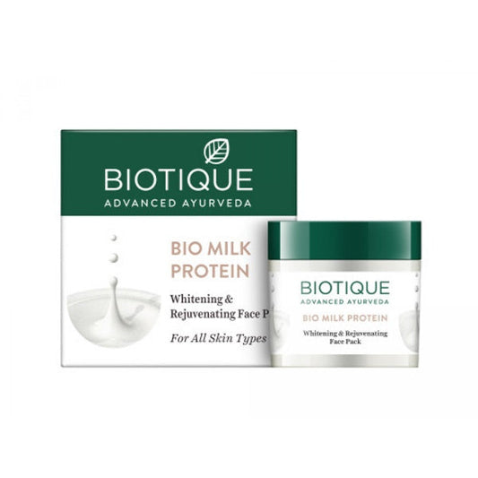 Biotique Advanced Ayurveda Bio Milk Protein Whitening & Rejuvenating Face Pack 50g