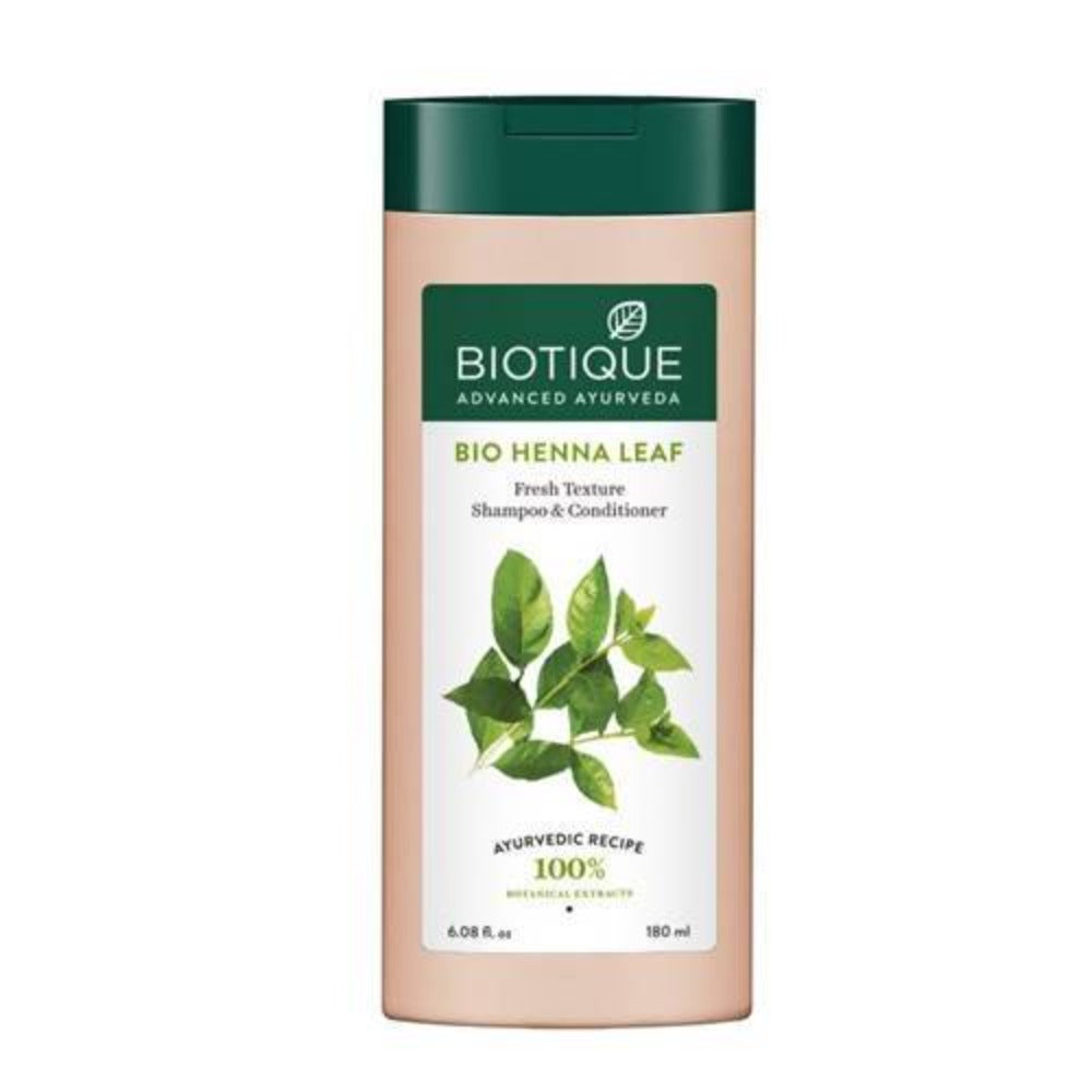Biotique Bio Henna Leaf Fresh Texture Shampoo and Conditioner 100g
