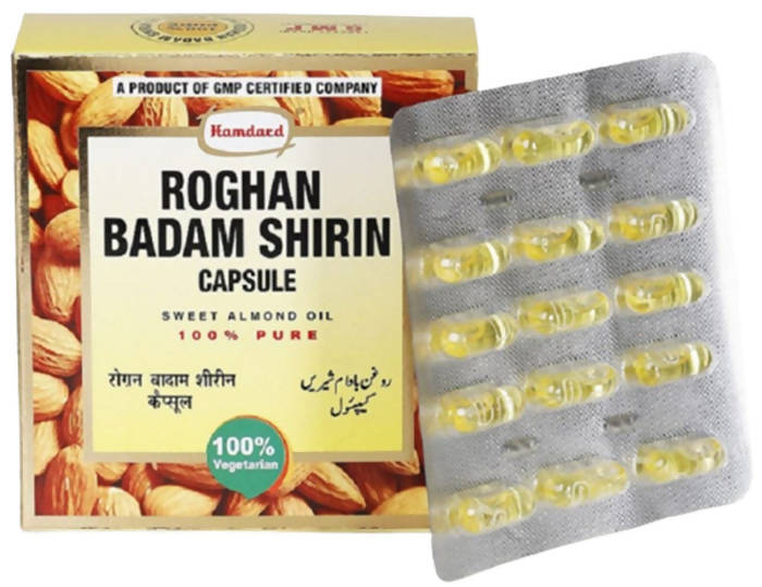 Hamdard Roghan Badam Shirin Capsules 60 Capsules