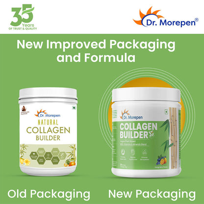 Dr. Morepen Natural Collagen Builder | Orange Berry Flavour - PUSHMYCART