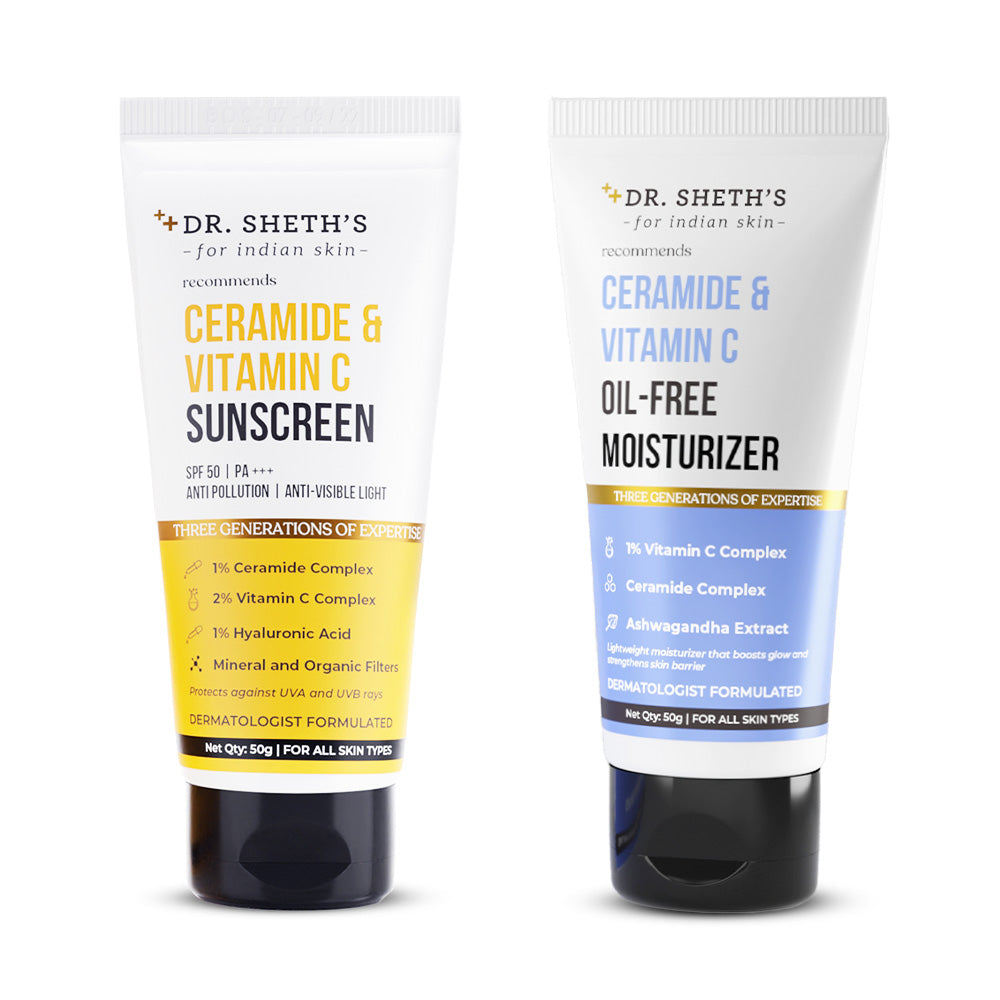 Dr. Sheth's Glow and Sun Protect Duo - PUSHMYCART