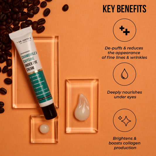 Dr. Sheth's Chamomile and Caffeine Under Eye Cream - PUSHMYCART
