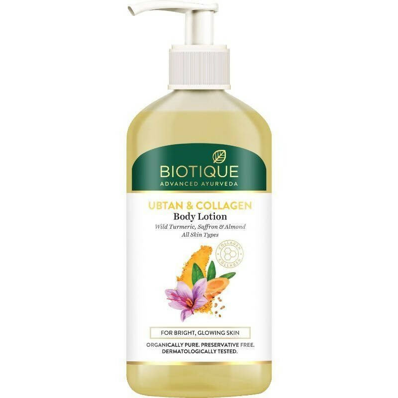 Biotique Advanced Ayurveda Ubtan & Collagen Body Lotion 300g