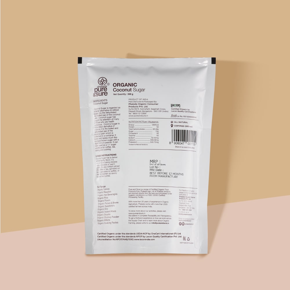Pure & Sure Organic Coconut Sugar