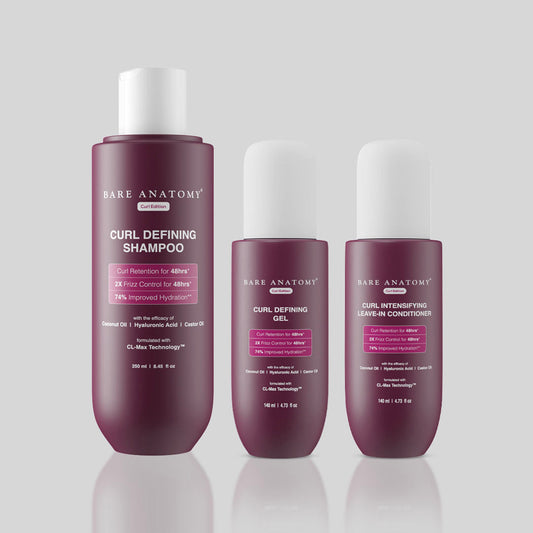 Innovist Curl Defining Kit  |Shampoo | Leave in Conditioner | Gel