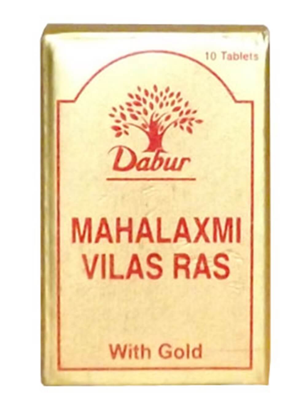 Dabur Mahalaxmi Vilas Ras With Gold 10 Tablets