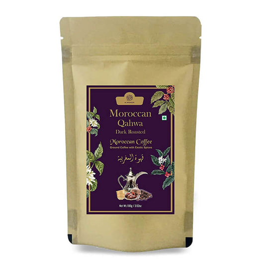 Al Masnoon Moroccan QAHWA | Dark Roasted Moroccan Coffee