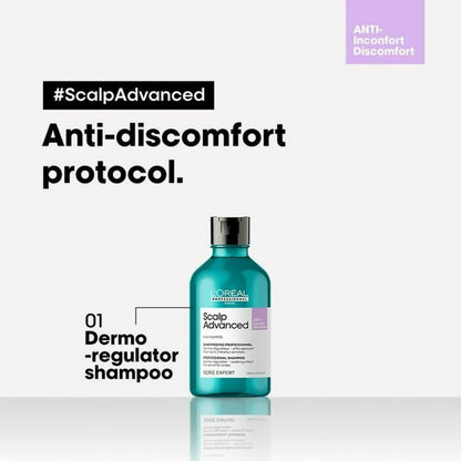 L'Oreal Paris Scalp Advanced Anti Discomfort Dermo Regulator Shampoo - PUSHMYCART