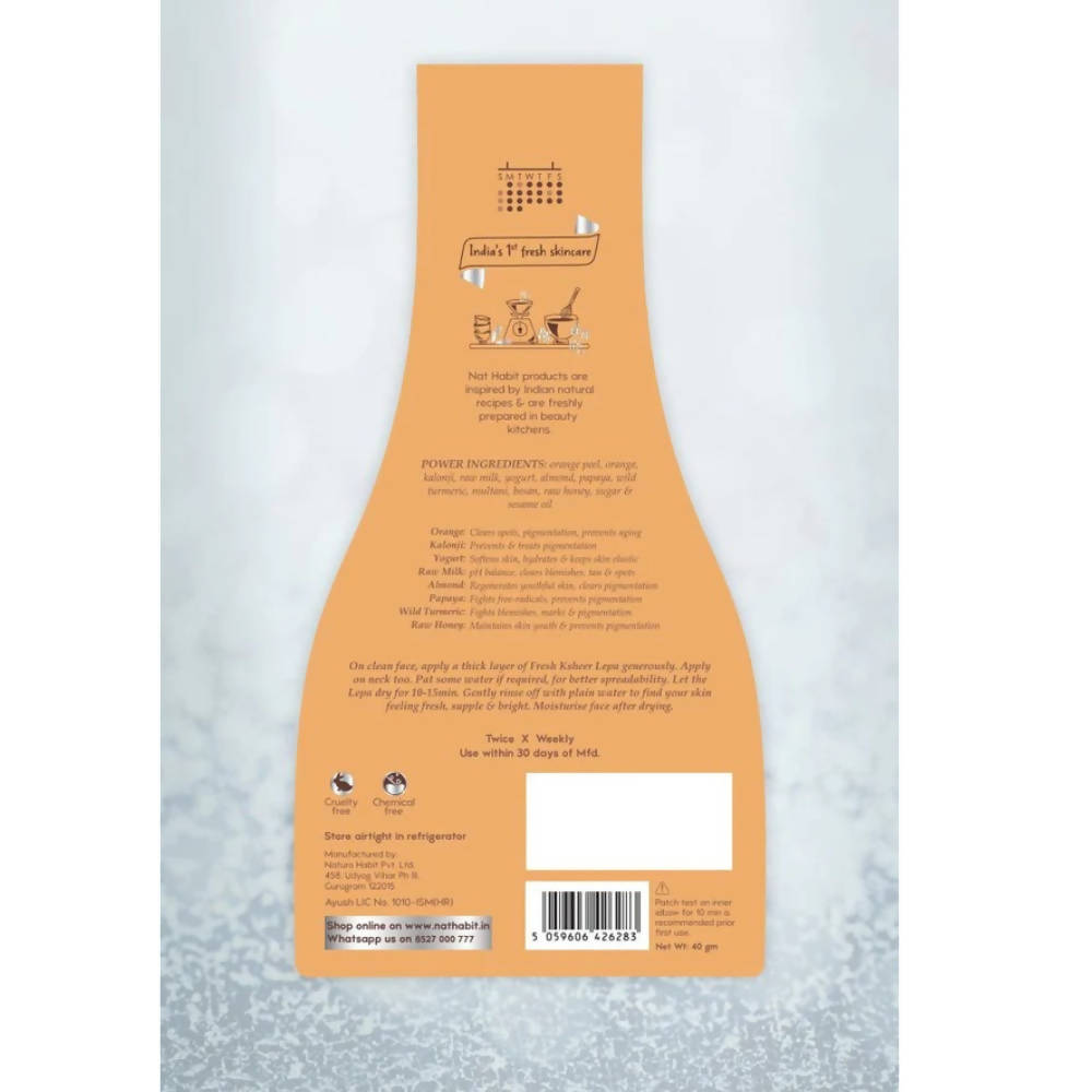 Nat Habit Fresh Ksheer Lepa (Face Pack)