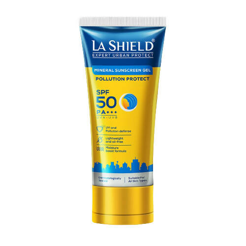 La Shield Pollution Protect Mineral Sunscreen Gel SPF 50