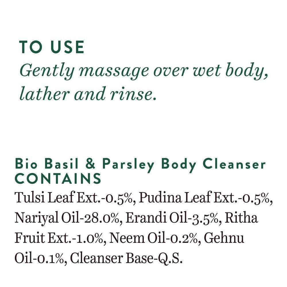 Biotique Bio Basil & Parsley Revitalizing Body Wash 200g