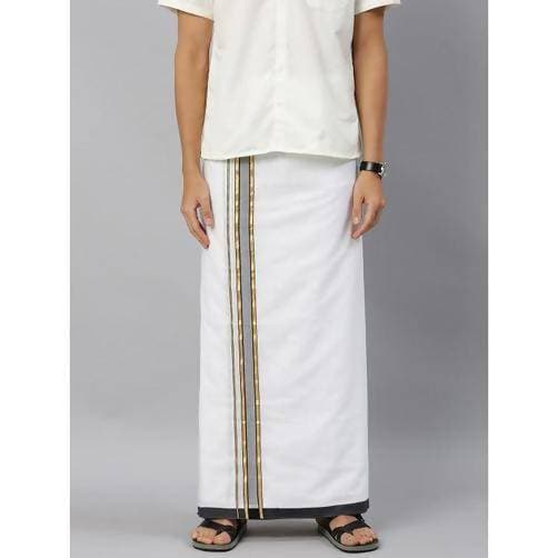 Ramraj Cotton Pranam Gold Dhoti