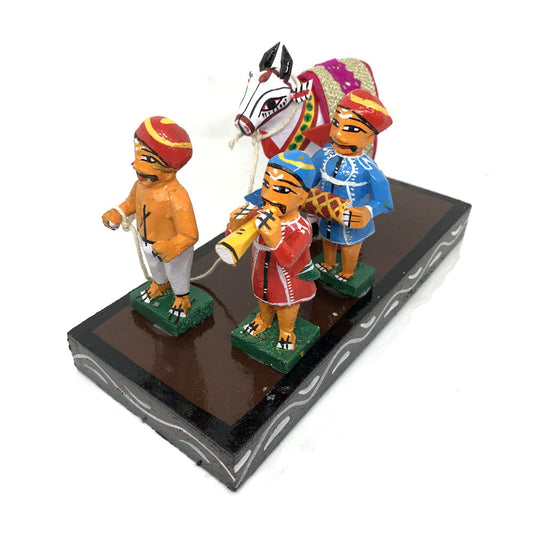 Sankranthi Gangireddu Wooden Toys from Kondapalli - PUSHMYCART