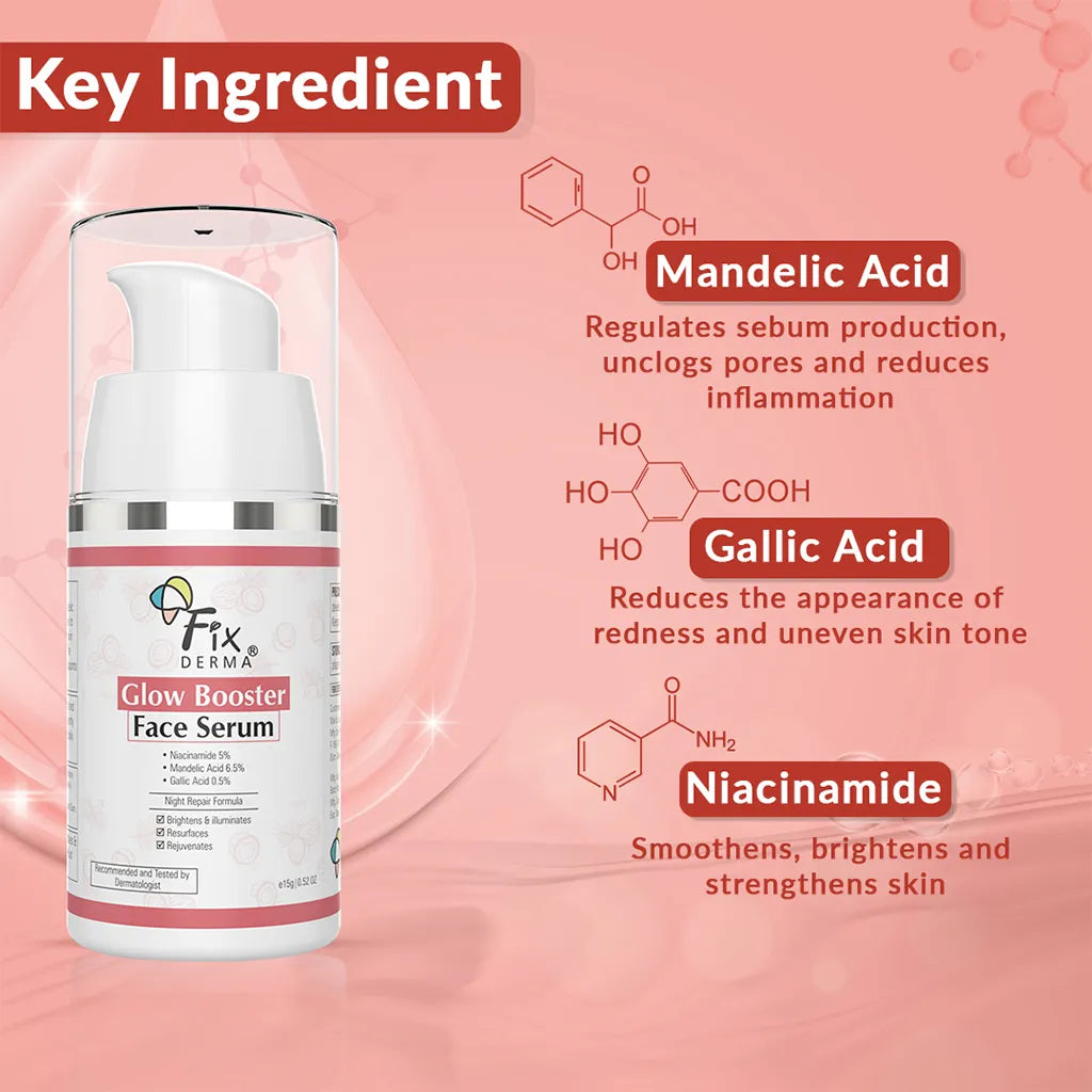 Fixderma Skincare Glow Booster Face Serum 