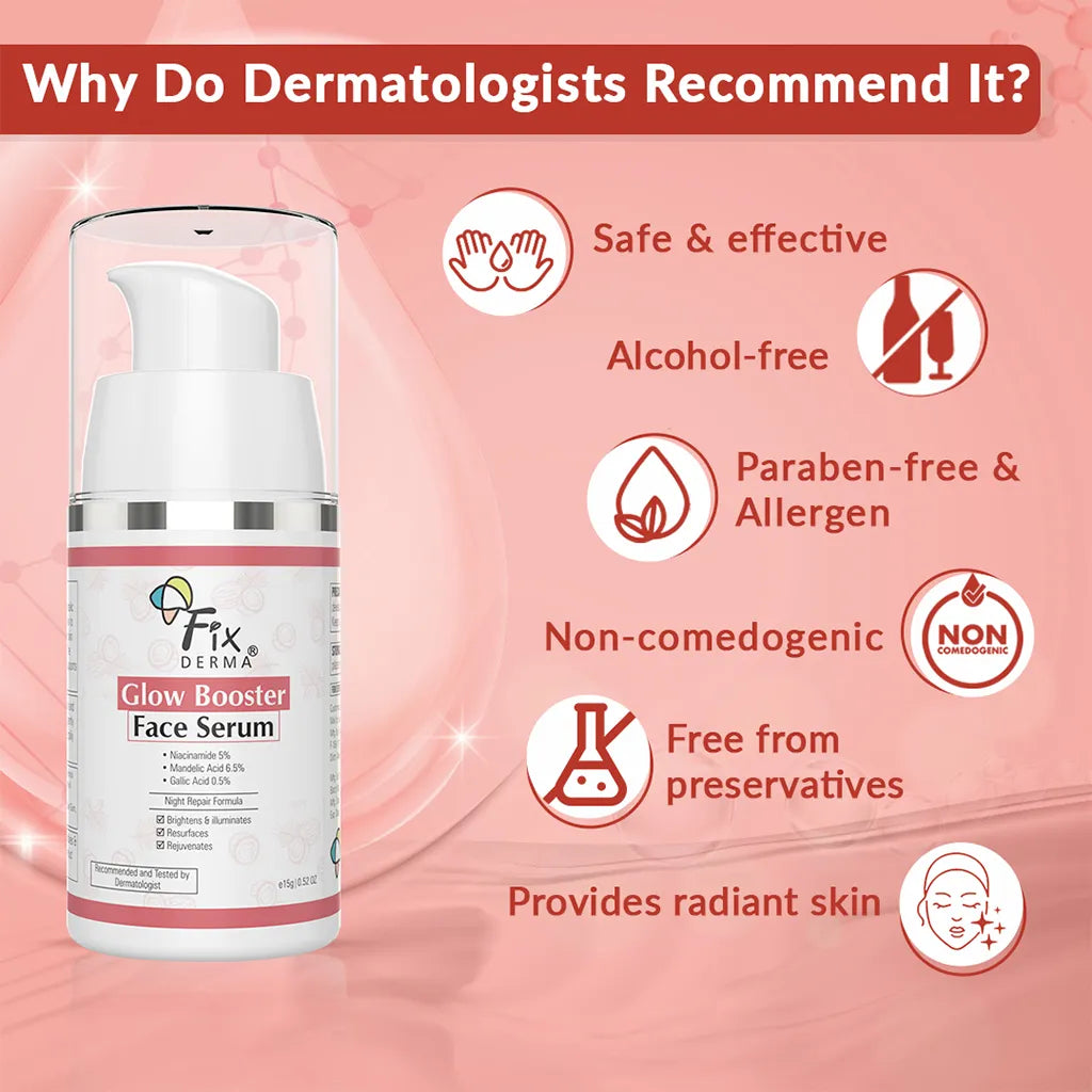 Fixderma Skincare Glow Booster Face Serum 