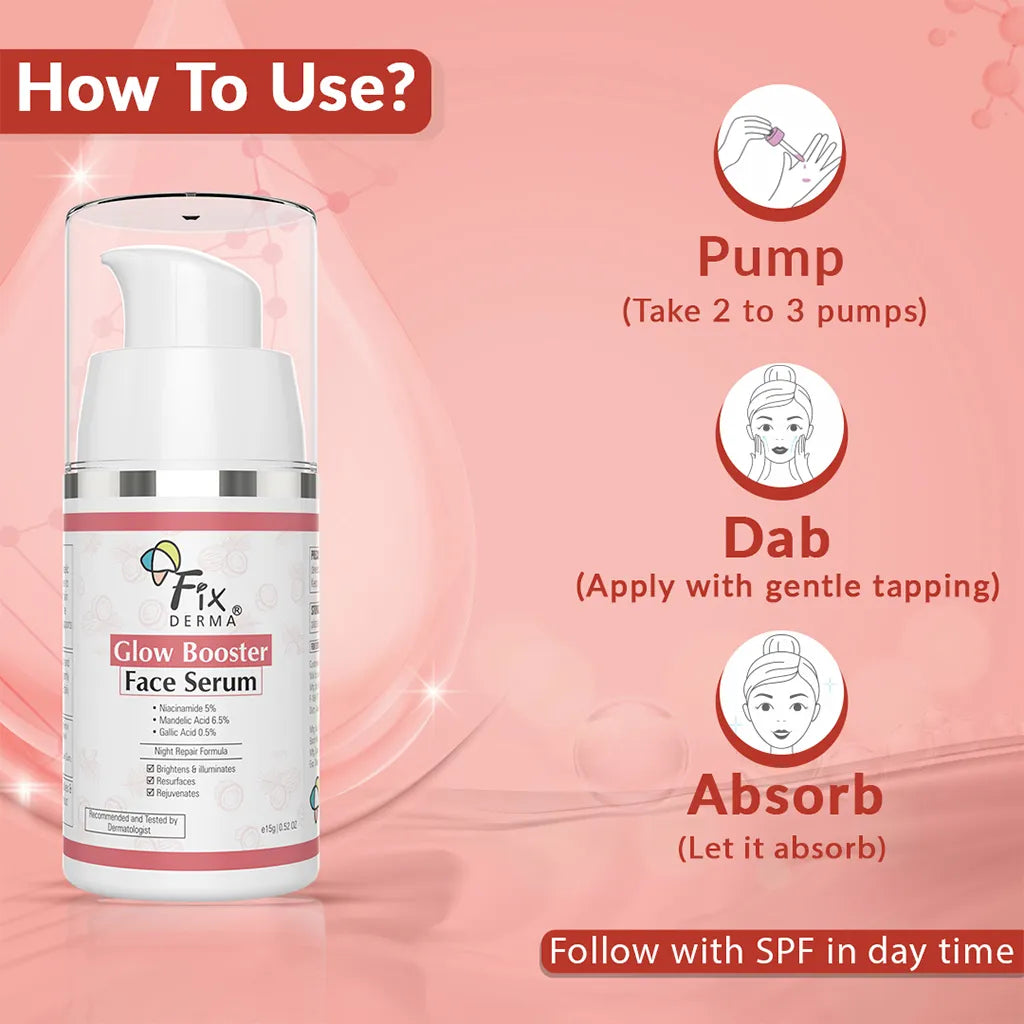 Fixderma Skincare Glow Booster Face Serum 