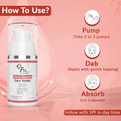 Fixderma Skincare Glow Booster Face Serum 