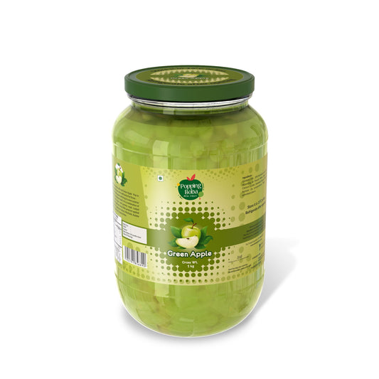 The Tea Planet Popping Boba - Green Apple - PUSHMYCART