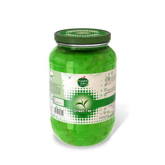 The Tea Planet Popping Boba - Green Tea - PUSHMYCART