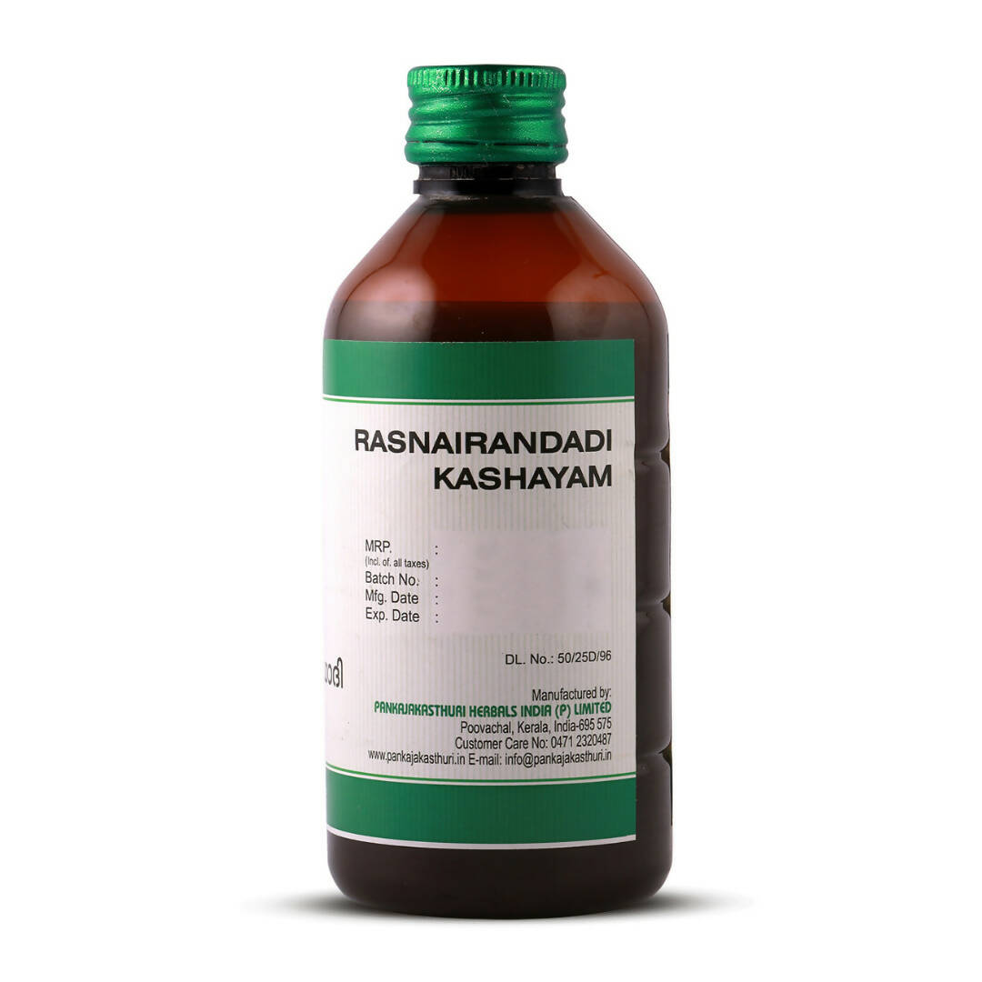 Pankajakasthuri Rasnairandadi Kashayam