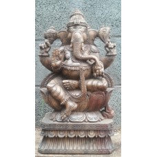 Antique Finished Ganesh - PUSHMYCART