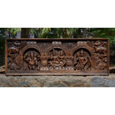Shiva,Parvathi,Murugan,Ganesh Wall - PUSHMYCART