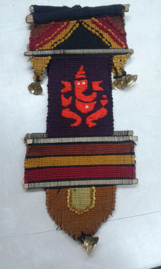 Wall Hanging Decorative With Ganesh - PUSHMYCART