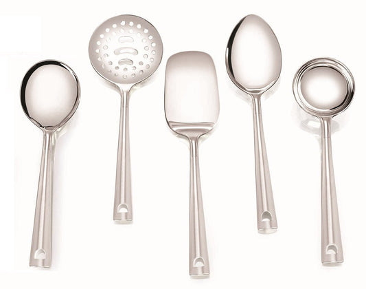 Serving Spoons Set Of 5 Pcs - PUSHMYCART