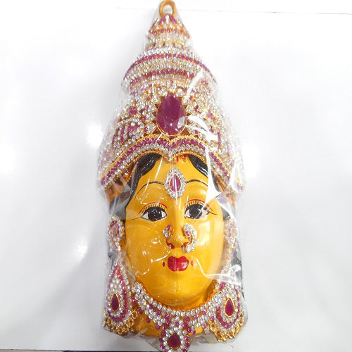 Lakshmi Devi Mukha Vada/ Devi Face/ Lakshmi Mask With Heavy Jewelry - 500gms - PUSHMYCART