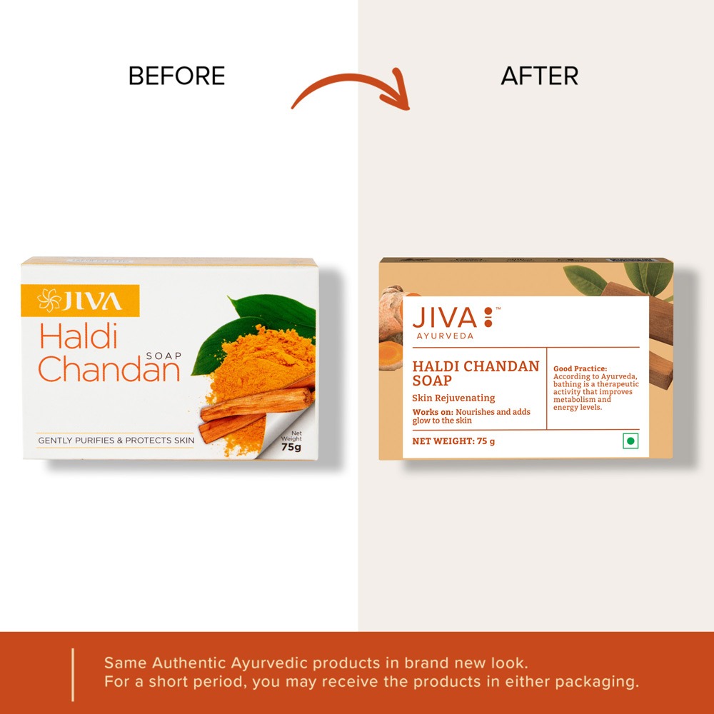Jiva Ayurveda Haldi Chandan Soap