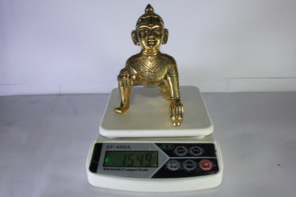 Brass Laddu Gopal Statue Idol 1549g