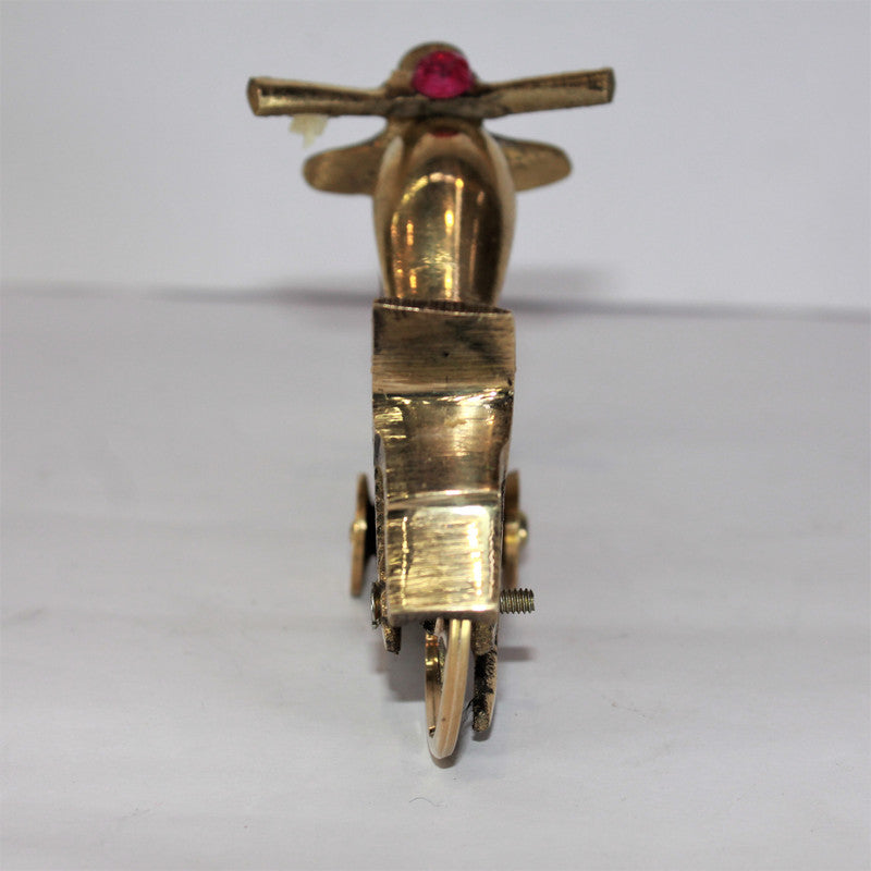 Brass Bullet Bike Motorcycle Showpiece 168g