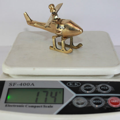 Brass Helicopter Showpiece 174g