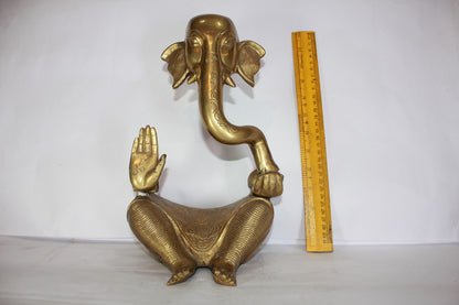 Brass Modern Ganesha Statue 4143g