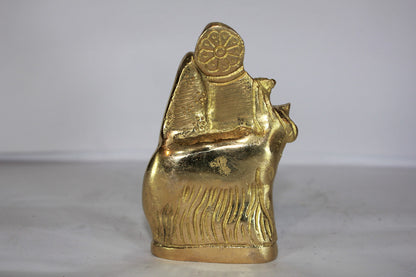 Brass Radha Krishna Idol 425g