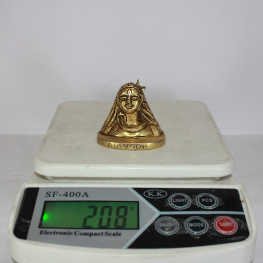 Brass Adiyogi Shiva Statue 208g