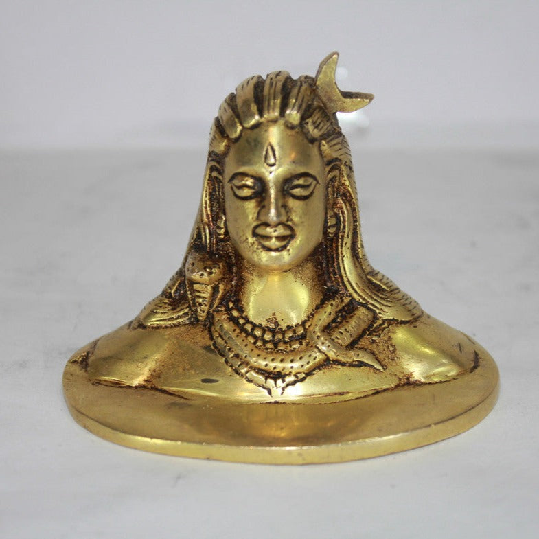 Brass Adiyogi Shiva Statue 381g