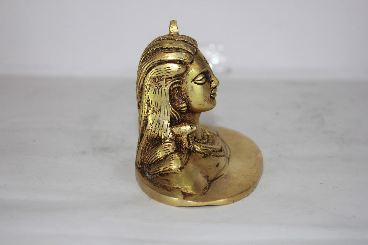 Brass Adiyogi Shiva Statue 381g