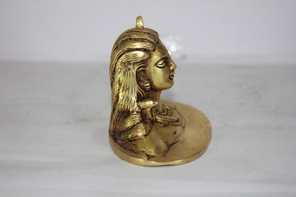 Brass Adiyogi Shiva Statue 381g