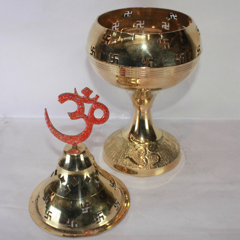 Brass Made Akhand Jyoti Diya 486g