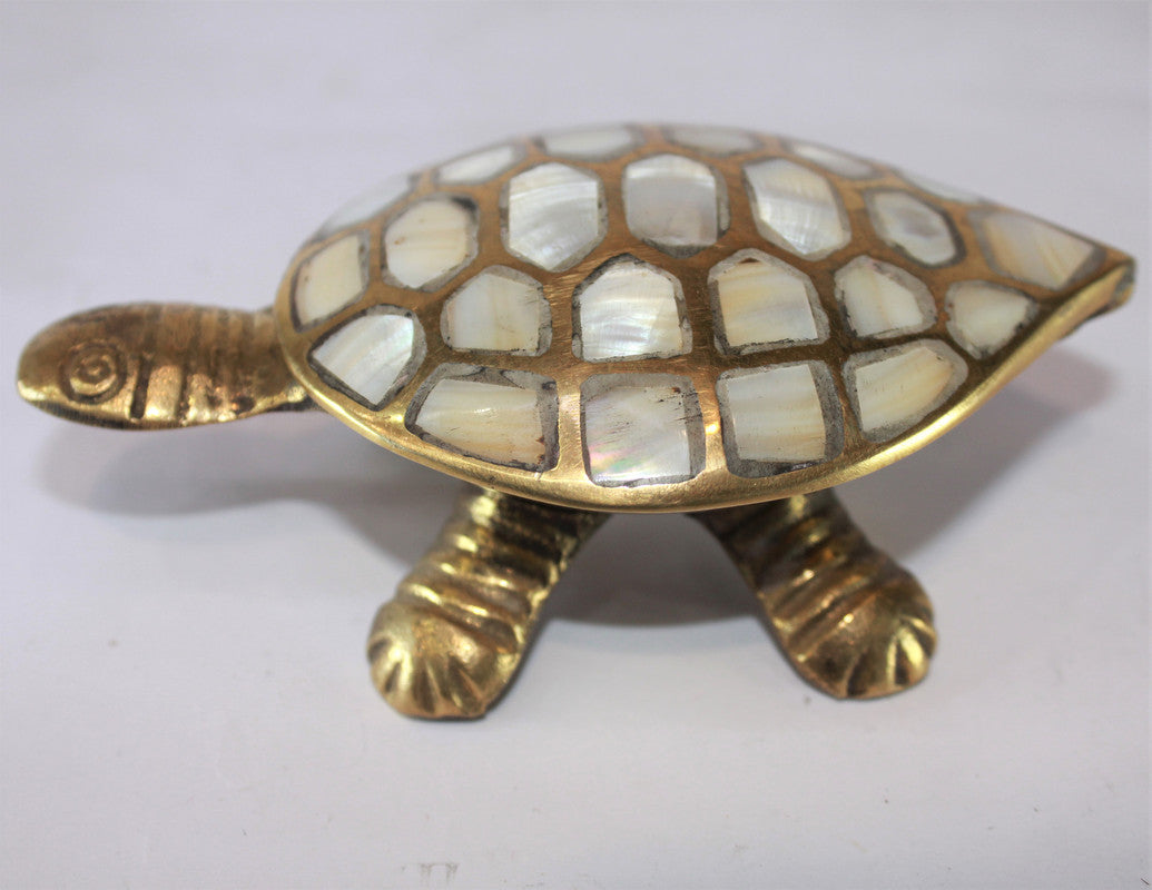 Brass Tortoise for Good Luck Showpiece 209g