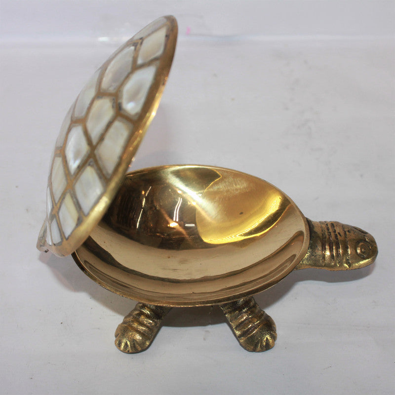 Brass Tortoise for Good Luck Showpiece 259g