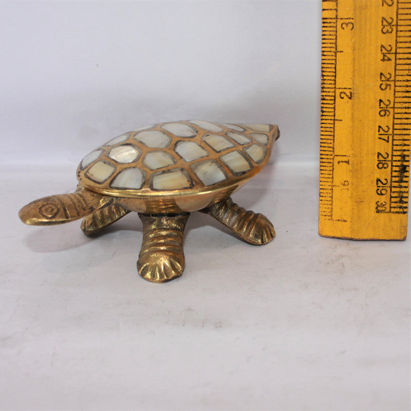 Brass Tortoise for Good Luck Showpiece 259g
