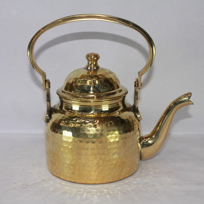 Brass Tea Pot Ketali Kettle 532g - PUSHMYCART