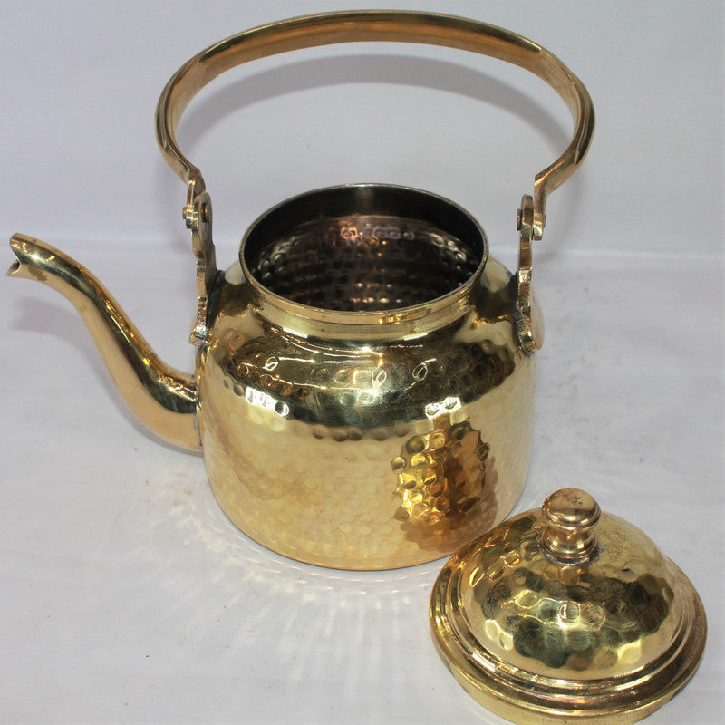 Brass Tea Pot Ketali Kettle 532g - PUSHMYCART