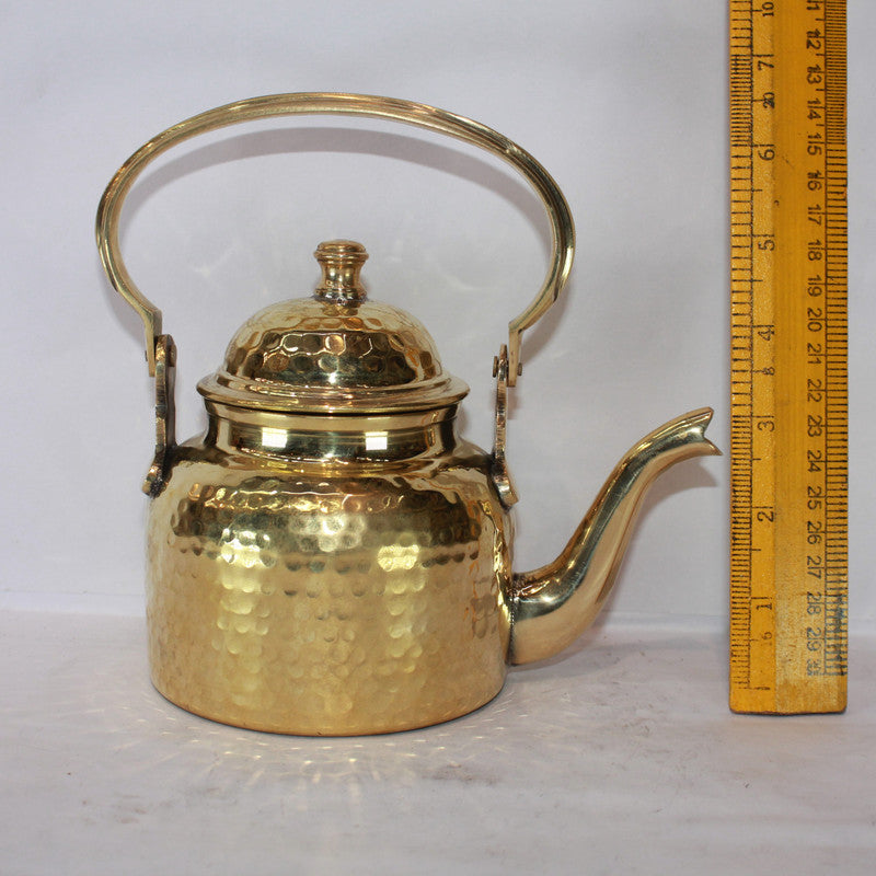 Brass Tea Pot Ketali Kettle 532g - PUSHMYCART