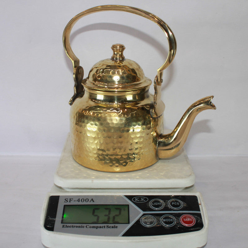 Brass Tea Pot Ketali Kettle 532g - PUSHMYCART