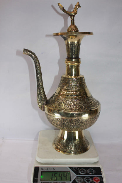 Brass Designer Surahi Jug 1544g