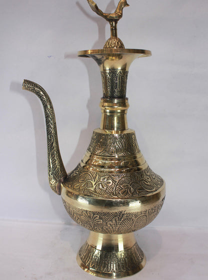 Brass Designer Surahi Jug 1544g
